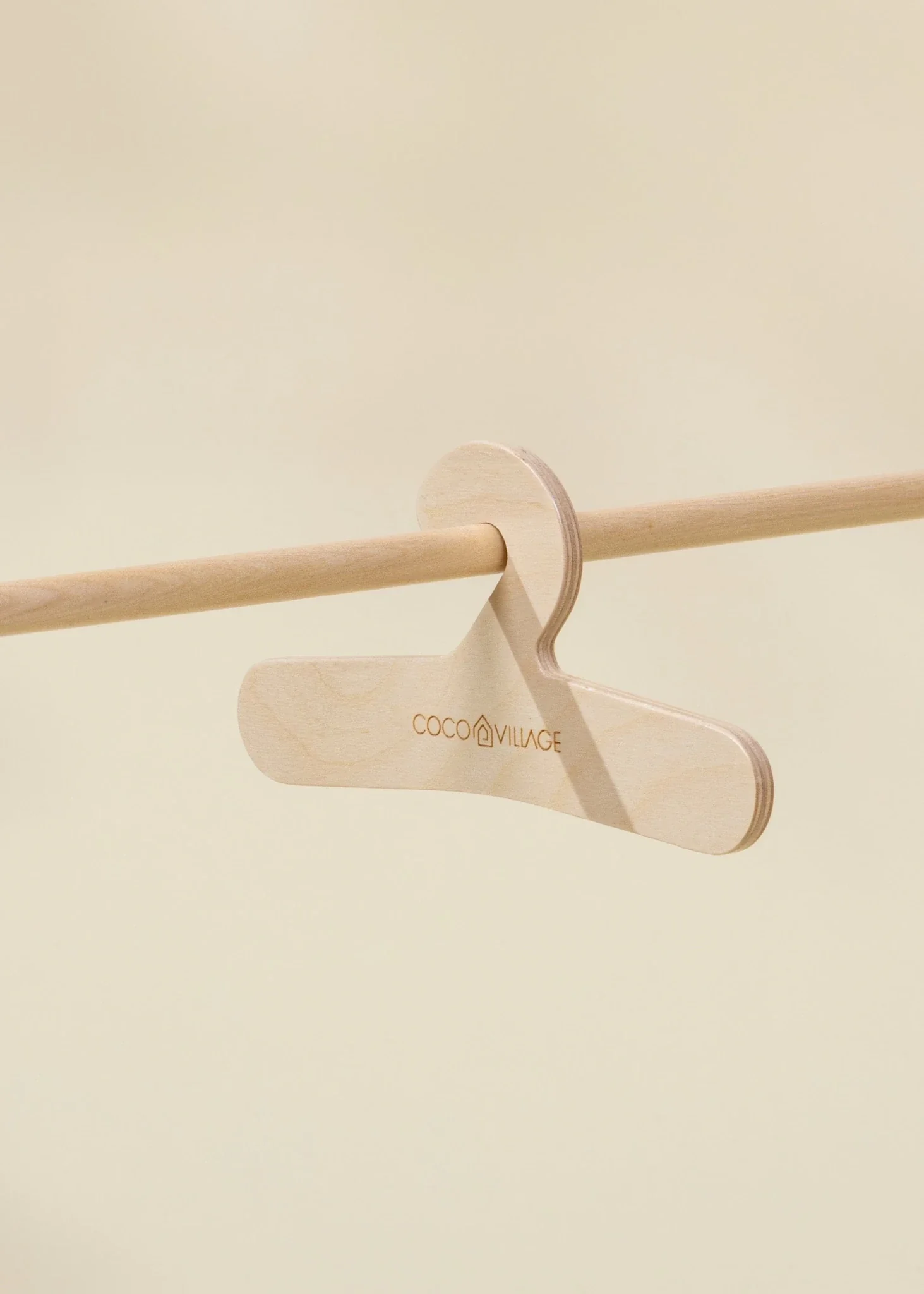 Coco Village Wooden Doll Clothes Hangers (8 Pcs)
