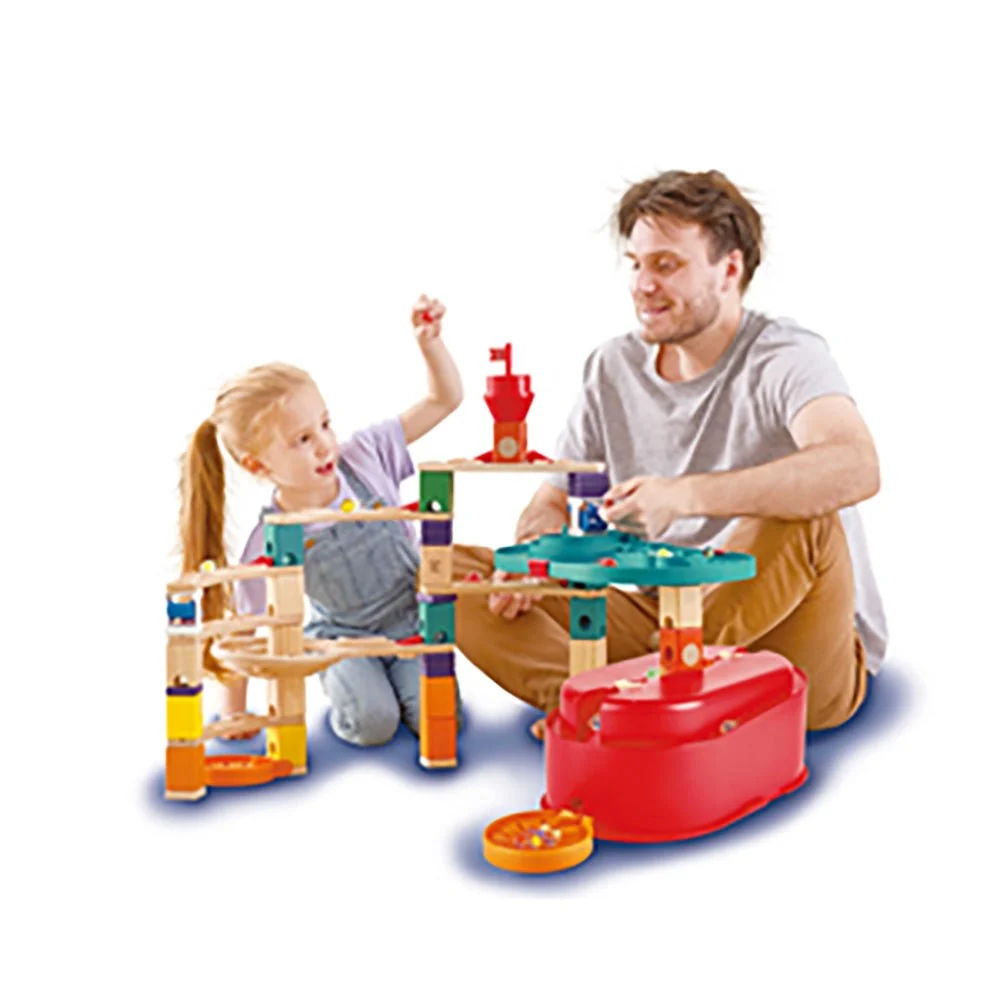 Hape Quadrilla Stack Track Bucket Set - Image 10