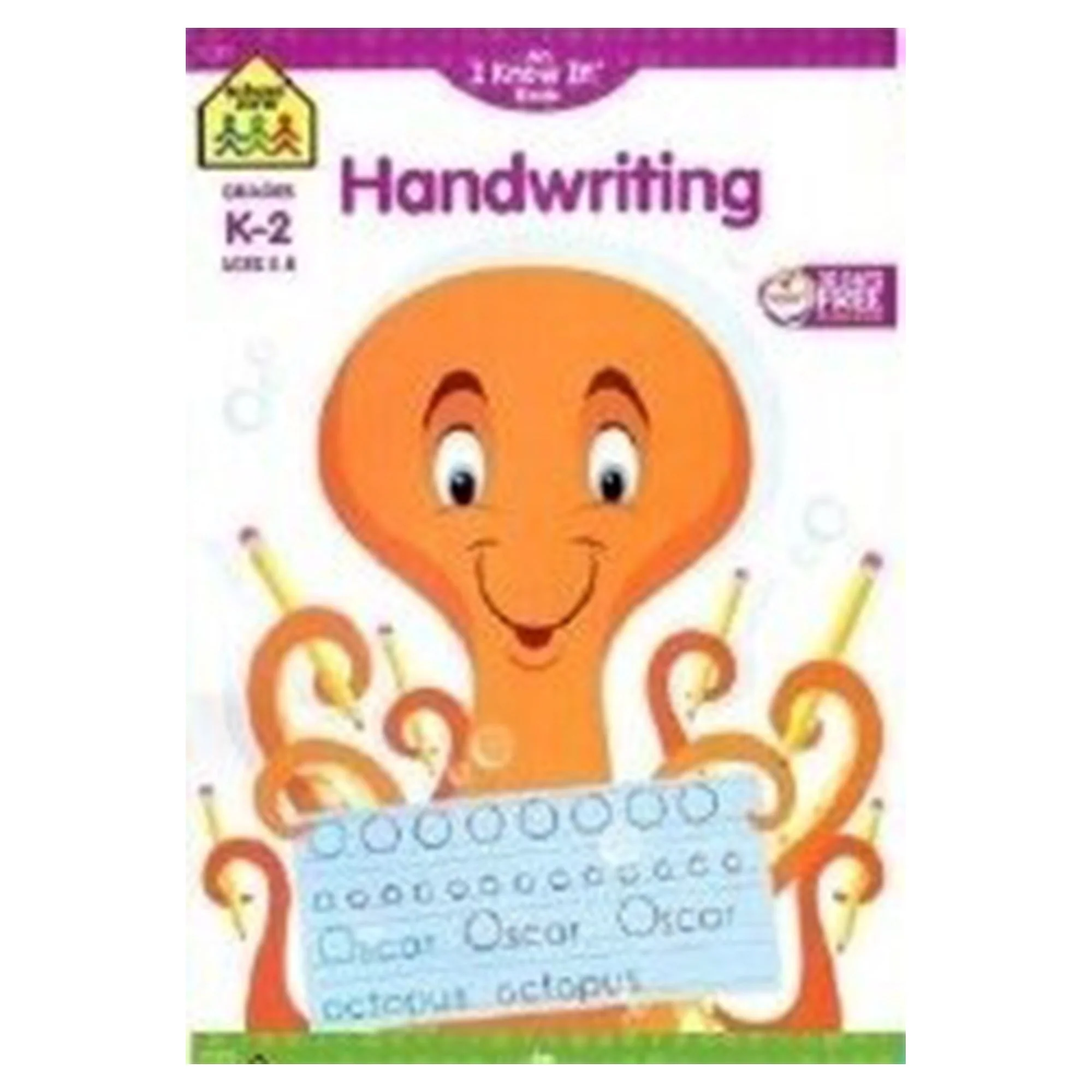 School Zone Kindergarten Workbook - Handwriting