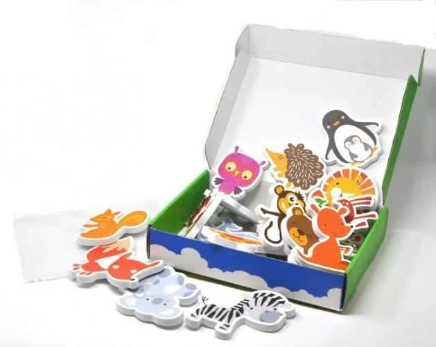 Karaze 78 Karaze78 Foam Bath Toys - 18 Piece Land Animals - Image 2