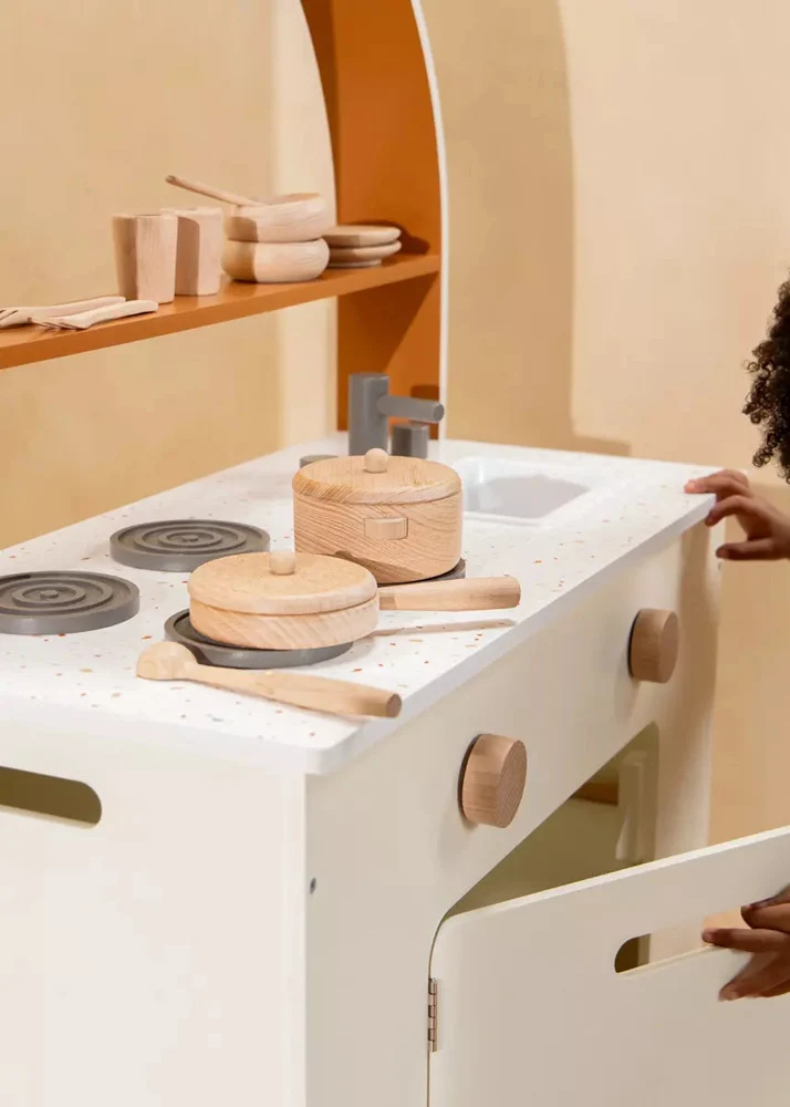 Coco Village Wooden Pots and Pans Playset (6 Pcs) - Image 11