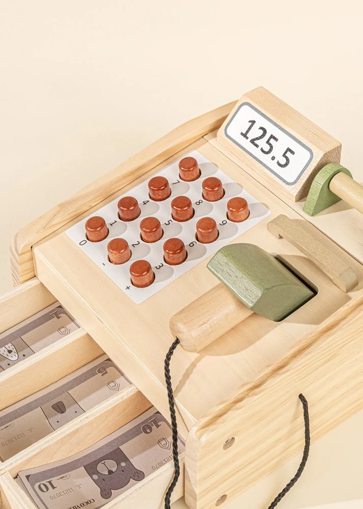 Coco Village Wooden Cash Register - Image 20
