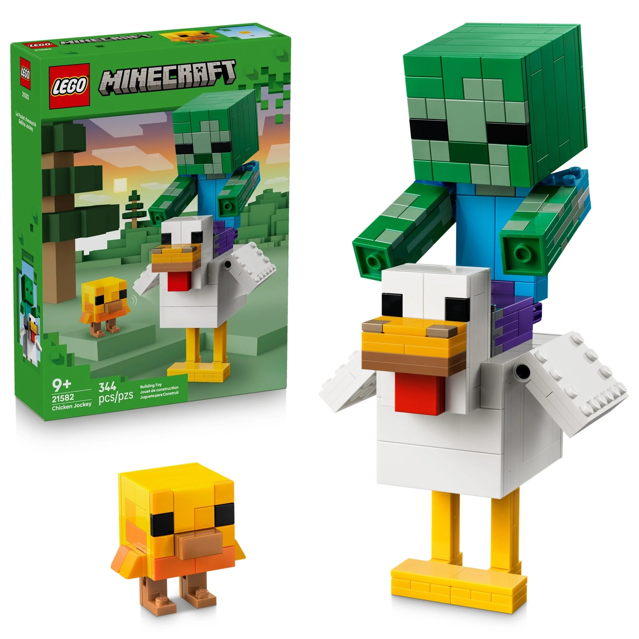 LEGO® Minecraft Chicken Jockey Building Toy 21582