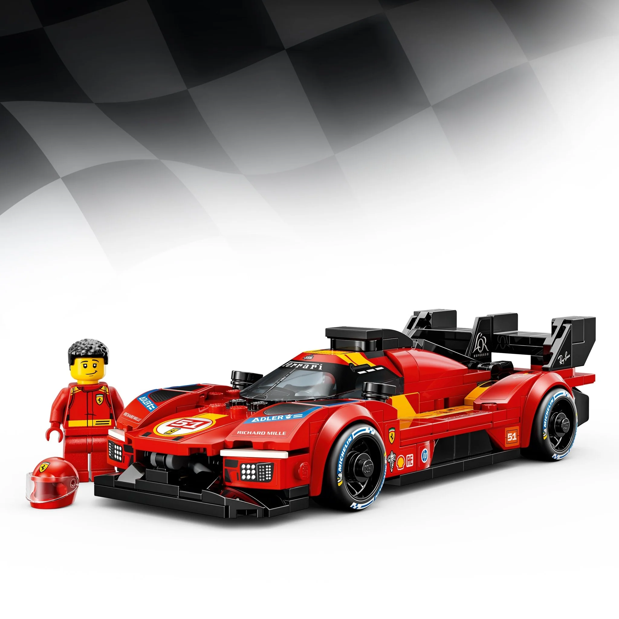 LEGO® Speed Champions Ferrari 499P Toy Car 77261 - Image 2
