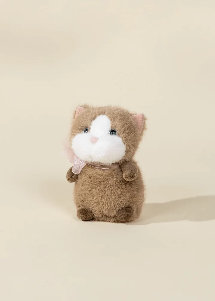 Coco Village Mini Gift Plush Toy Beige Cat - Image 2