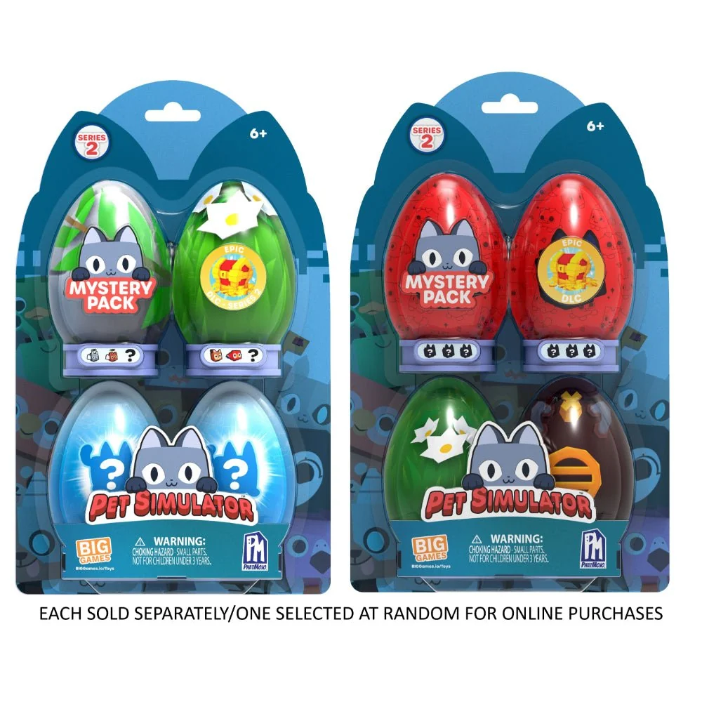 Pet Simulator Mystery Pet 4 Pack Series 2