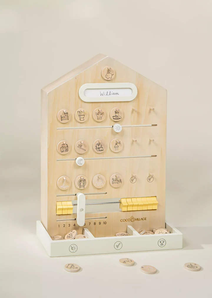 Coco Village Wooden Routine, Tasks & Rewards Board - Image 2