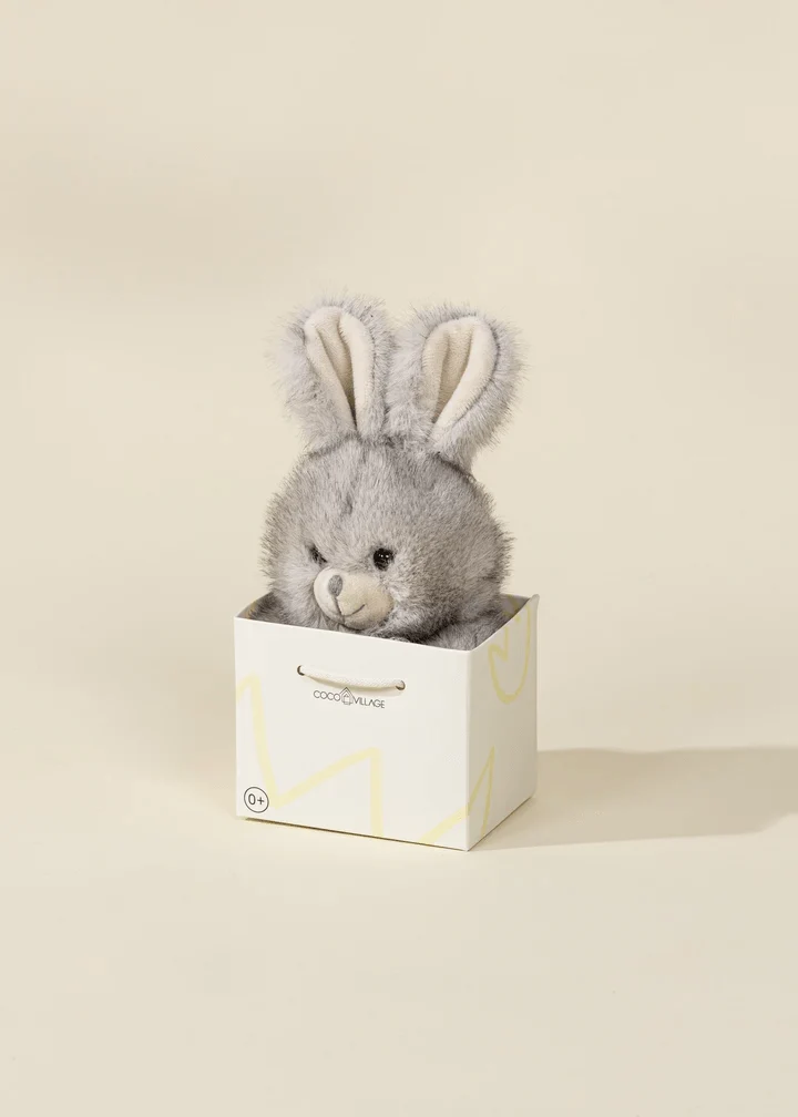 Coco Village Mini Gift Plush Toy Grey Rabbit
